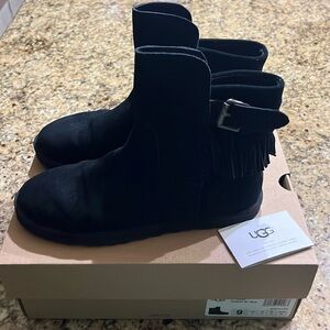 Ugg Cara booties with fringe